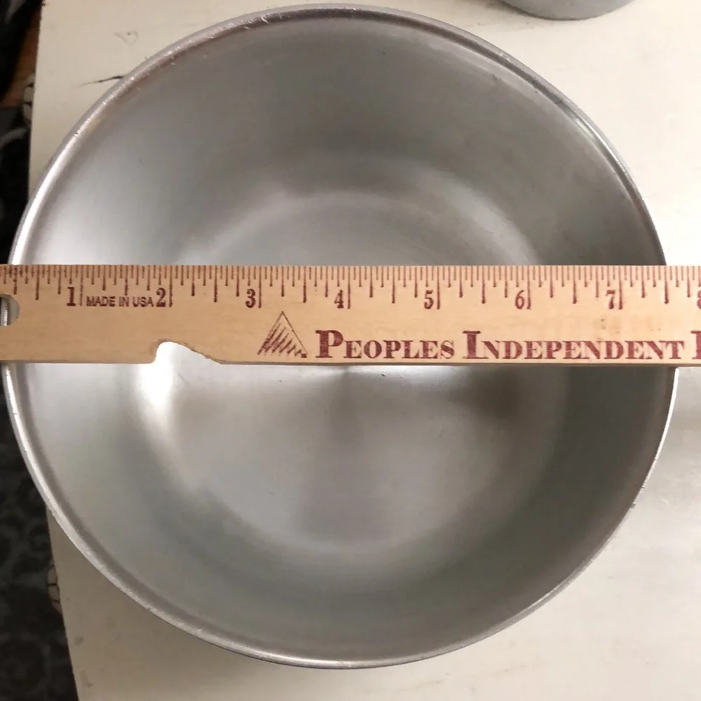 Ice bucket vintage aluminum